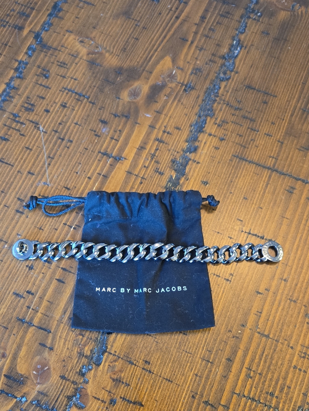 Marc by Marc Jacobs Silver Chain Bracelet